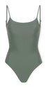 Copenhagen Cartel - Penida one-piece Scoop-halsudskæring - Army